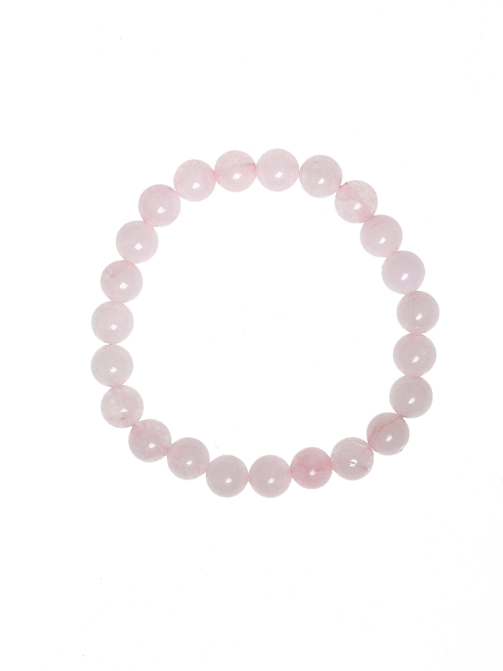 Colored Pink Jade Stretch Bracelets B1593-8MM