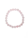 Colored Pink Jade Stretch Bracelets B1593-8MM