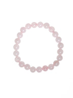 Colored Pink Jade Stretch Bracelets B1593-8MM