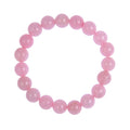 Colored Pink Jade Stretch Bracelets B1593-10MM