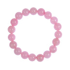 Colored Pink Jade Stretch Bracelets B1593-12MM