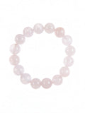 Colored Pink Jade Stretch Bracelets B1593-12MM
