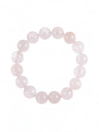 Colored Pink Jade Stretch Bracelets B1593-12MM