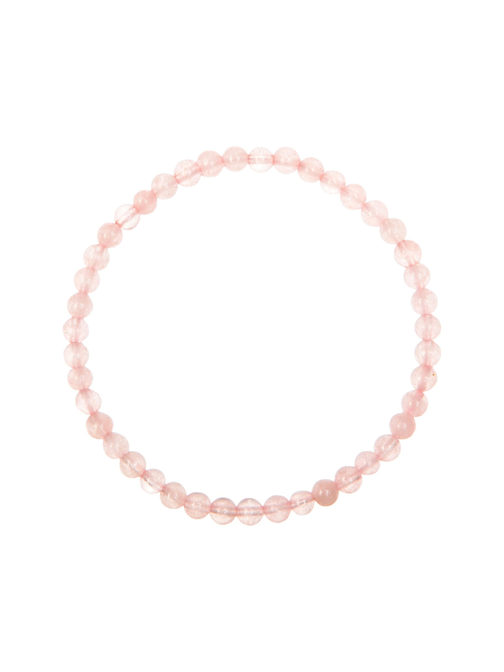 Colored Pink Jade Stretch Bracelets B1593-4MM