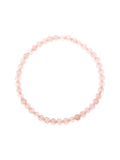 Colored Pink Jade Stretch Bracelets B1593-4MM