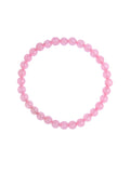 Colored Pink Jade Stretch Bracelet B1593 - 6MM