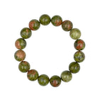 Unakite Stone Stretch Bracelets B1594-12MM