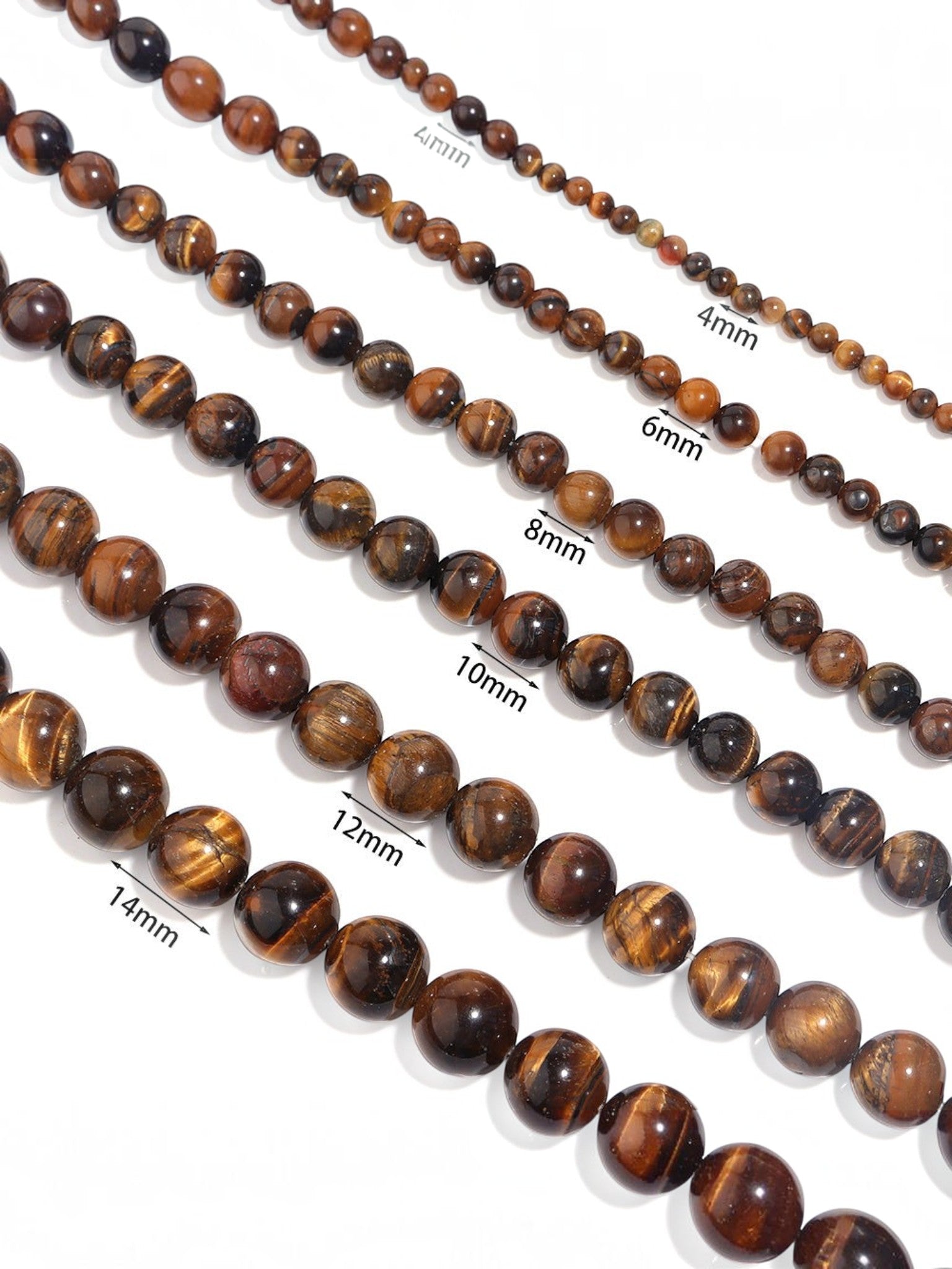 Tigers Eye Stretch Stone Stretch Bracelet B1727-12MM