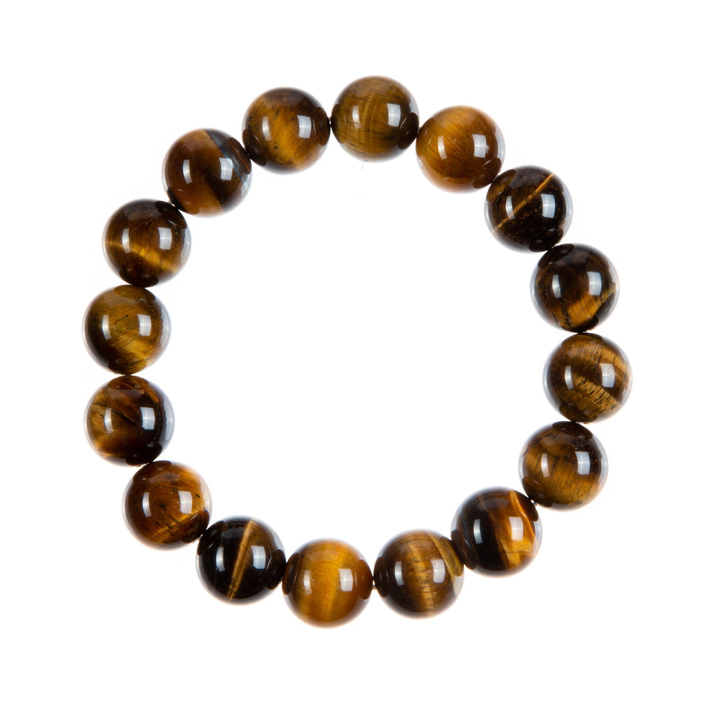 Tigers Eye Stretch Stone Stretch Bracelet B1727-12MM