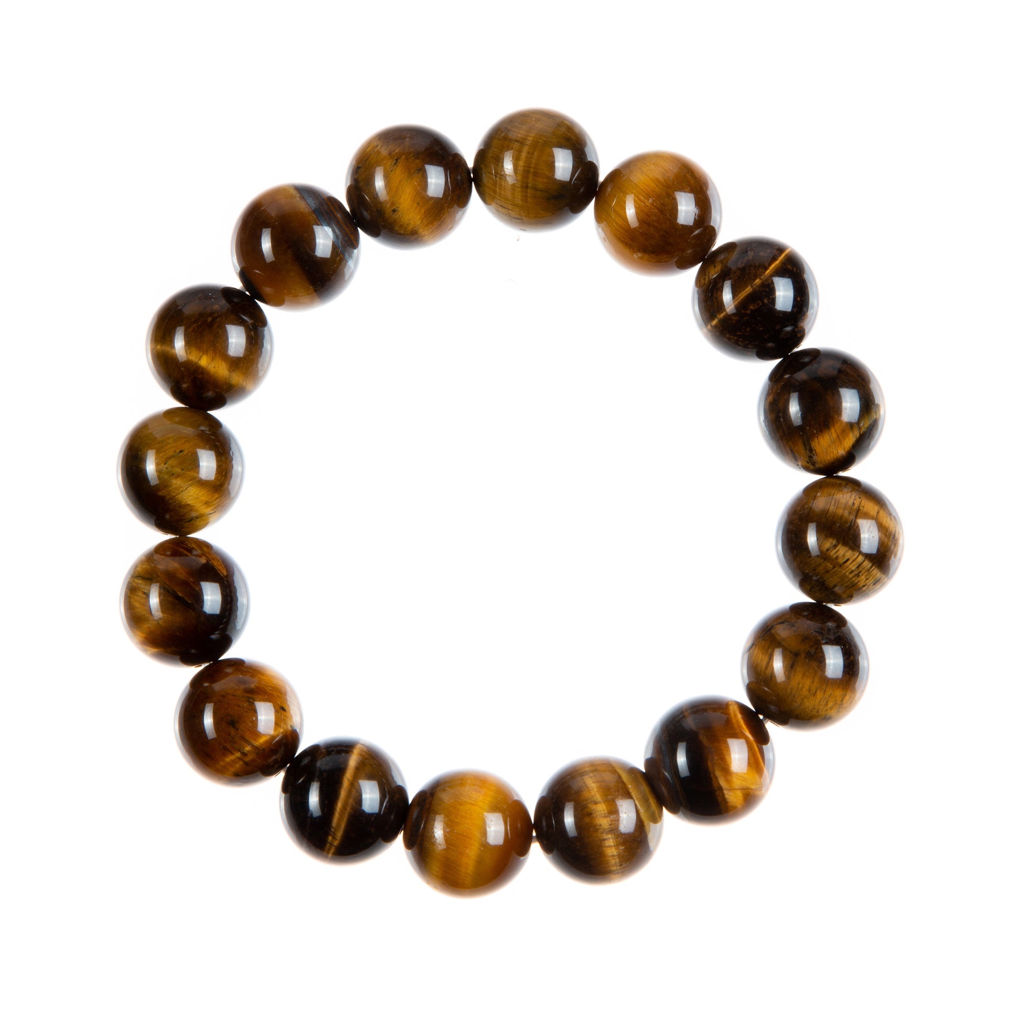 Tigers Eye Stretch Stone Stretch Bracelet B1727-8MM