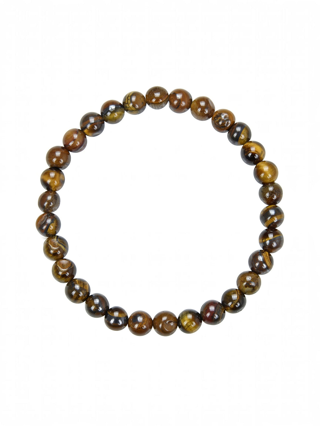 Tigers Eye Stretch Stone Stretch Bracelet B1727-12MM