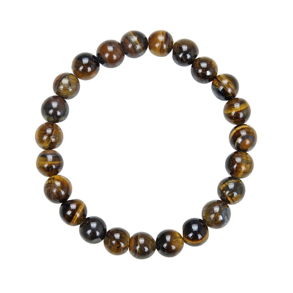Tigers Eye Stretch Stone Stretch Bracelet B1727-12MM