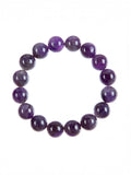 Amethyst Stone Stretch Bracelets B1728-12MM