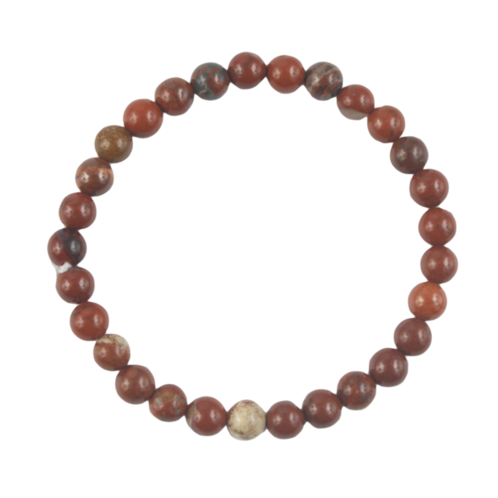 Carnelian Stone Stretch Bracelets B1729-6MM