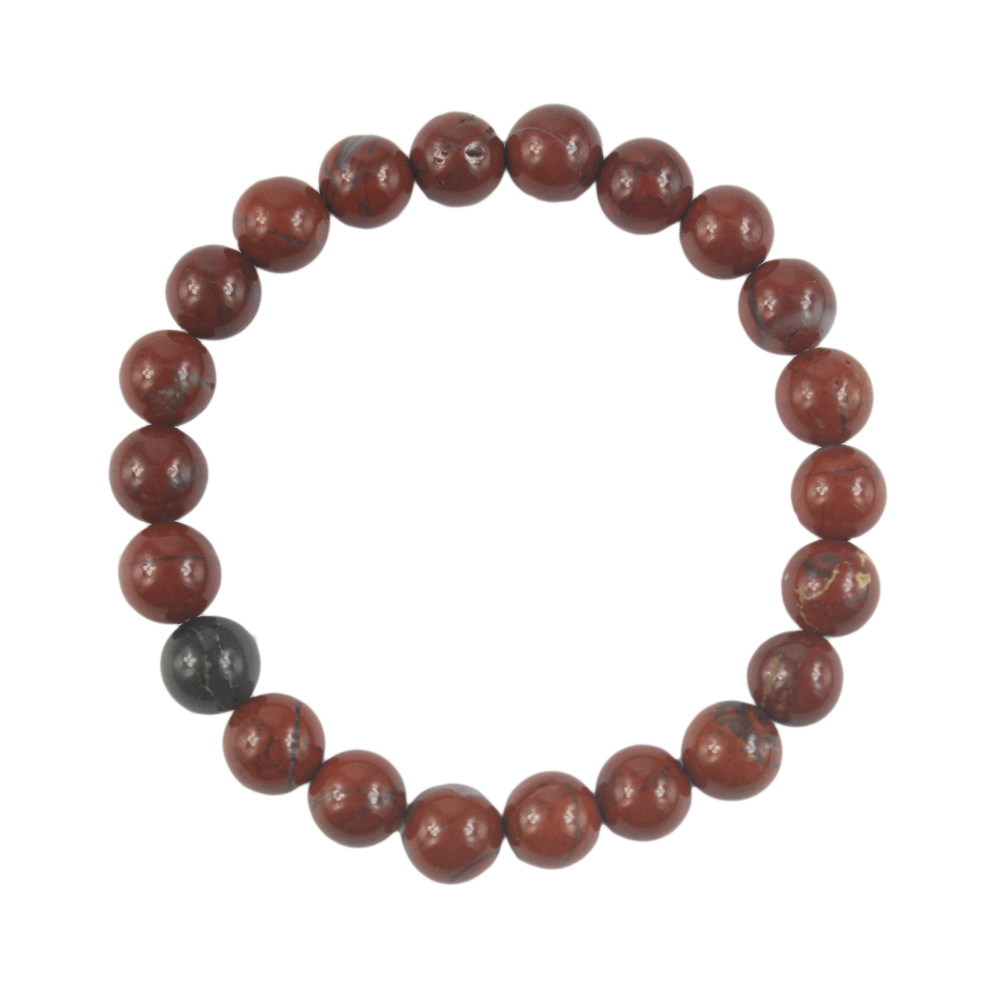 Carnelian Stone Stretch Bracelets B1729-8MM