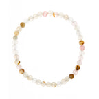 Cherry Quartz Matte Stone Stretch Bracelet B1872-12MM