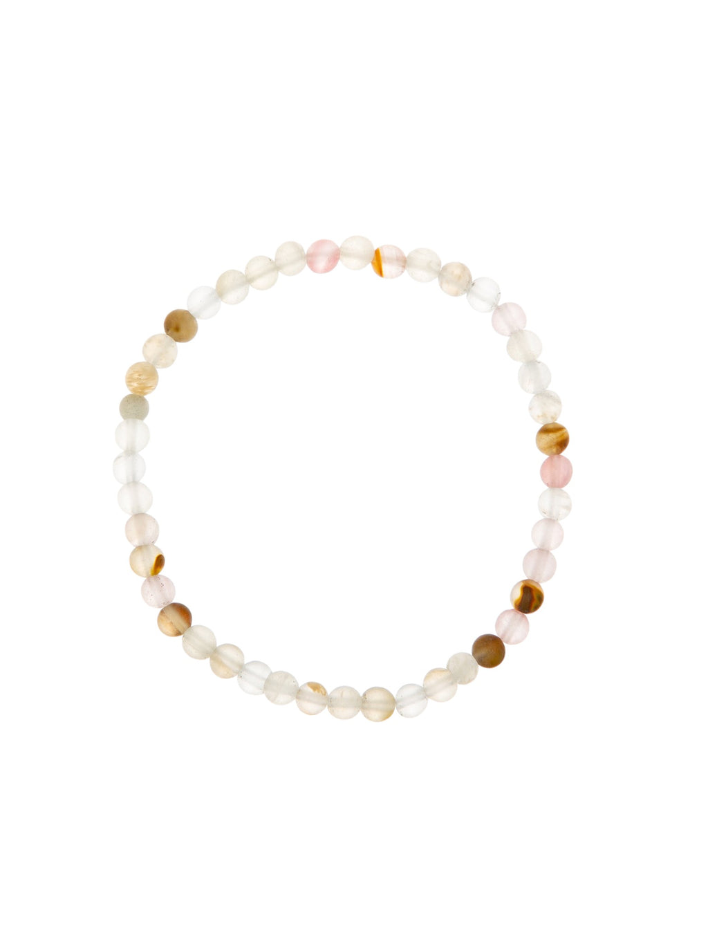 Cherry Quartz Matte Stone Stretch Bracelet B1872-12MM