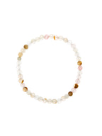 Cherry Quartz Matte Stone Stretch Bracelet B1872-12MM