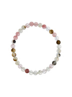 Cherry Quartz Matte Stone Stretch Bracelet B1872-12MM