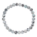 Kiwi Stone Stretch Bracelet B1873-6MM