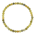 Olive Jade Stone Stretch Bracelet B1874-4MM