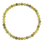Olive Jade Stone Stretch Bracelet B1874-4MM