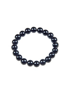 Black Onyx Stone Stretch Bracelet B1875-12MM
