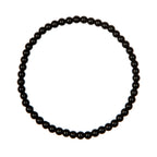 Black Onyx Stone Stretch Bracelet B1875-12MM