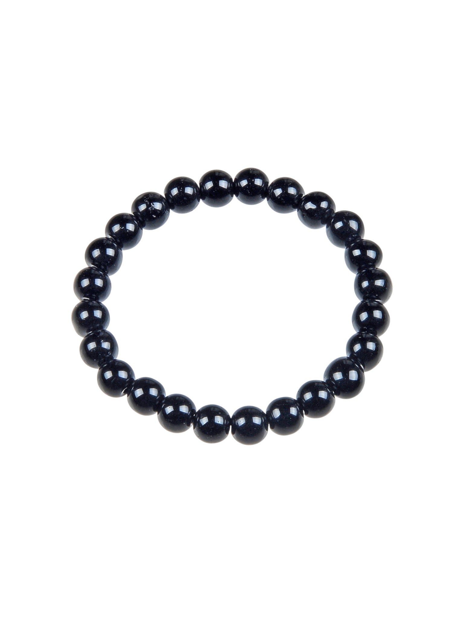 Black Onyx Stone Stretch Bracelet B1875-10MM
