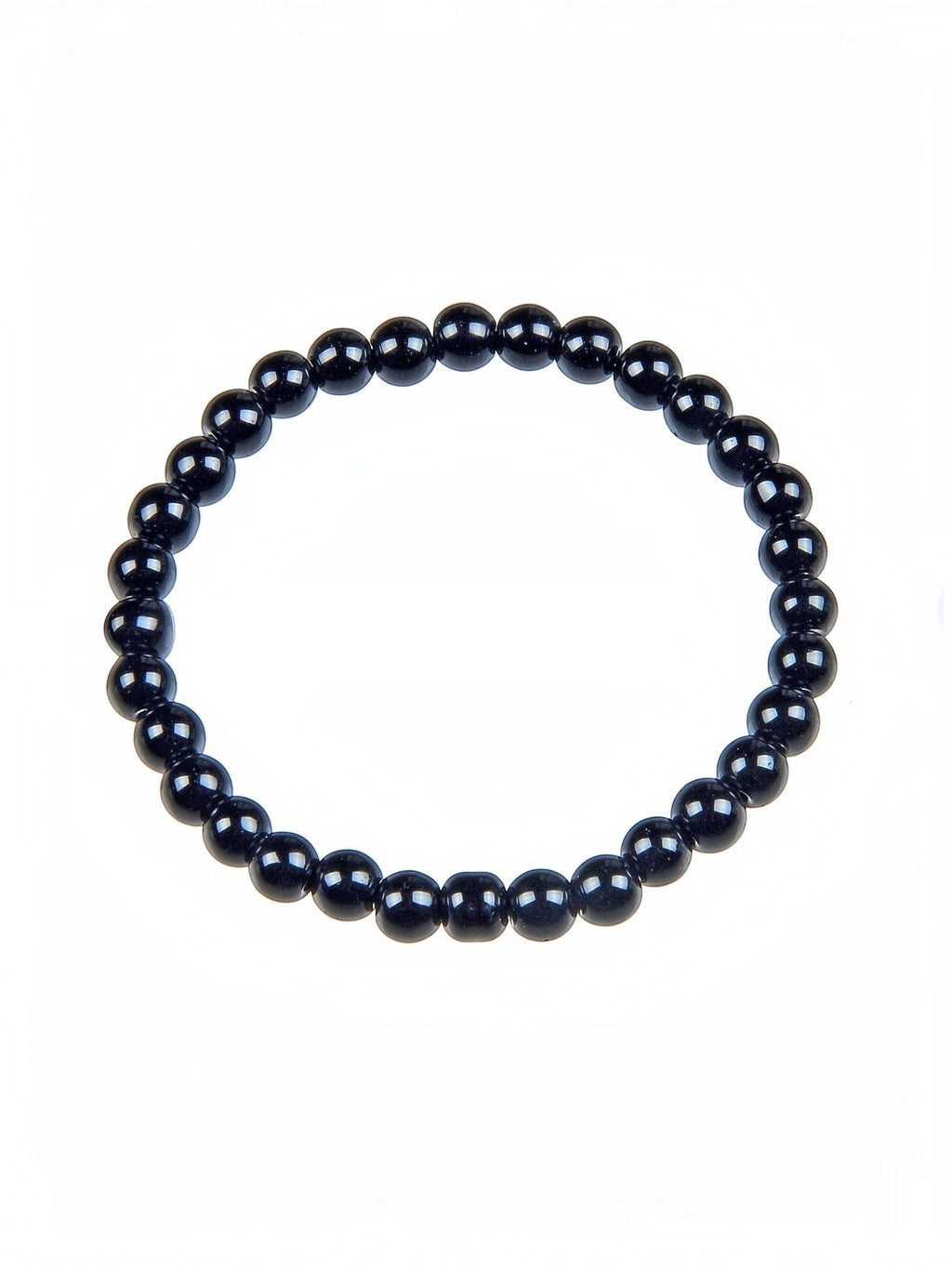 Black Onyx Stone Stretch Bracelet B1875-4MM