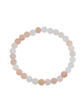 Pink Aventurine Matte Stretch Stone Bracelet B1968-6MM