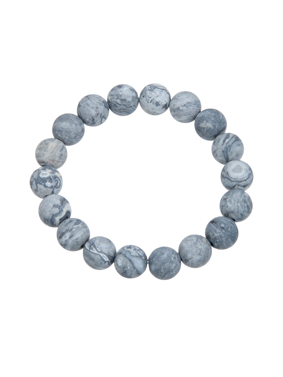 Atlas Jasper Stone Stretch Bracelet B1969-10MM