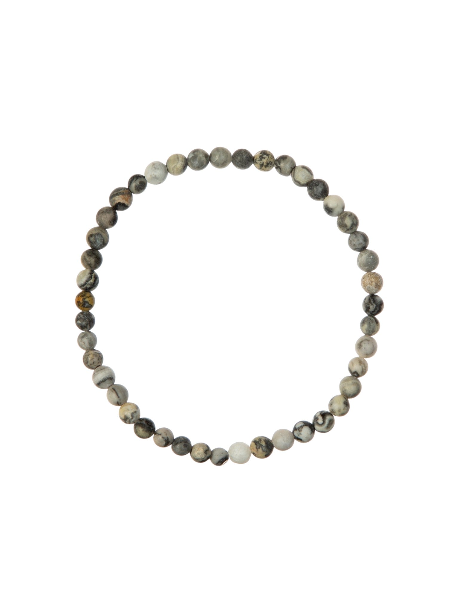Atlas Jasper Stone Stretch Bracelet B1969-4MM