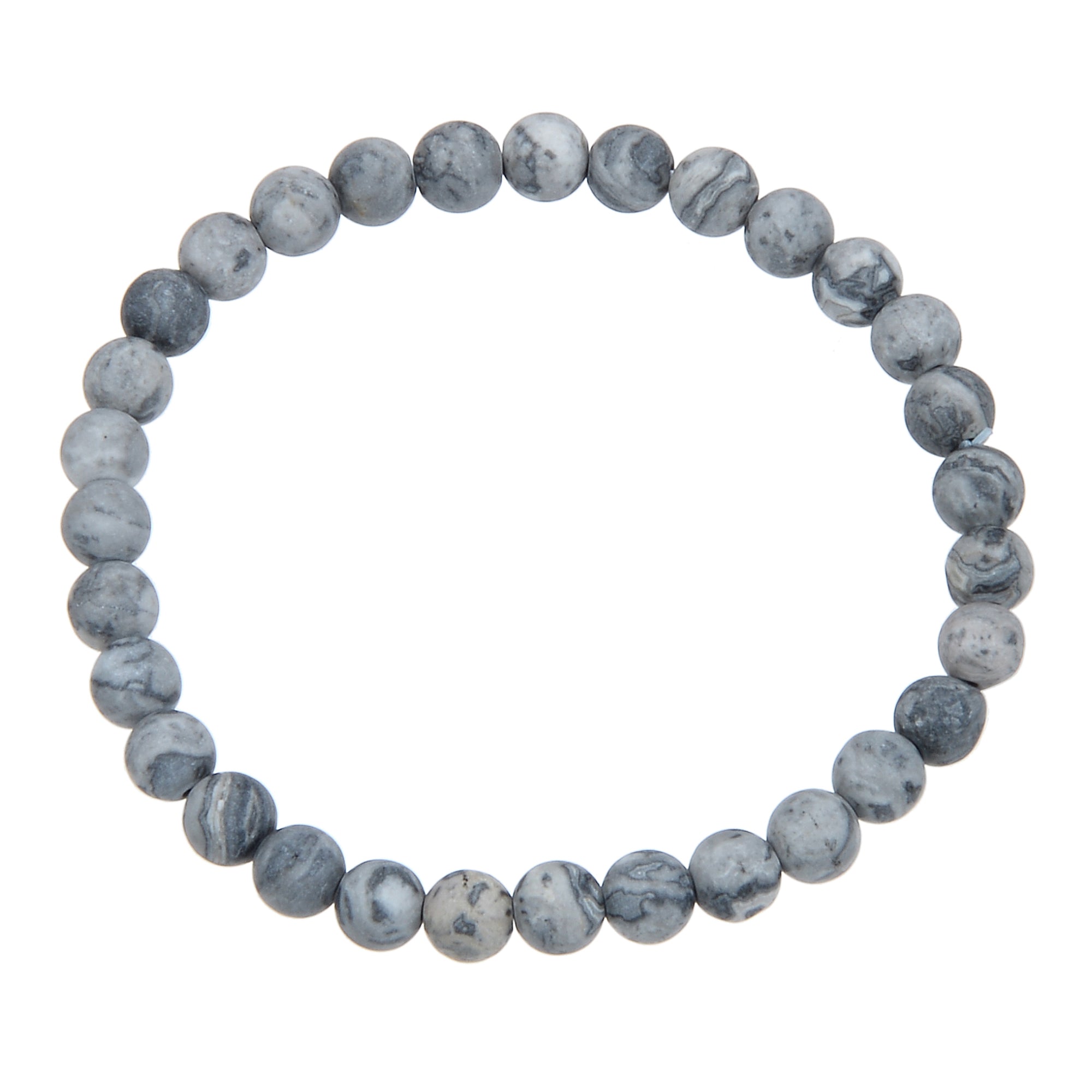Atlas Jasper Stone Stretch Bracelet B1969-6MM