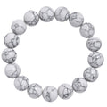 Composed Howlite Stretch Bracelet B1971-12MM