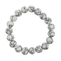 Composed Howlite Stretch Bracelet B1971-10MM