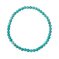 Crack Turquoise Stone Stretch Bracelet B1976-4MM