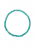 Crack Turquoise Stone Stretch Bracelet B1976-4MM
