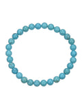 Crack Turquoise Stone Stretch Bracelet B1976-6MM