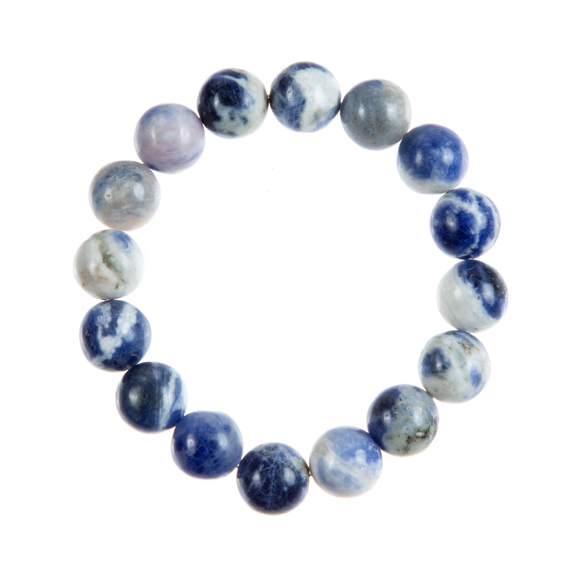 Sodo Lite Stone Stretch Bracelet B1977-12MM