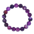 Purple Agate Bracelet B1978-12MM