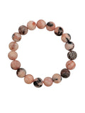 Colored Rhodonite Stone Stretch Bracelet B1979-10MM