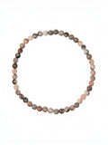 Colored Rhodonite Stone Stretch Bracelet B1979-4MM