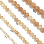 Citrine Quartz  Stone Stretch Bracelet B1981-4MM