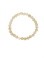 Citrine Quartz  Stone Stretch Bracelet B1981-6MM