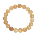 Citrine Quartz  Stone Stretch Bracelet B1981-10MM