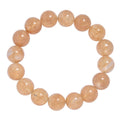 Citrine Quartz  Stone Stretch Bracelet B1981-12MM