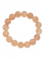 Citrine Quartz  Stone Stretch Bracelet B1981-4MM
