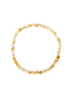 Citrine Quartz  Stone Stretch Bracelet B1981-10MM