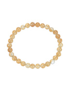 Citrine Quartz  Stone Stretch Bracelet B1981-12MM
